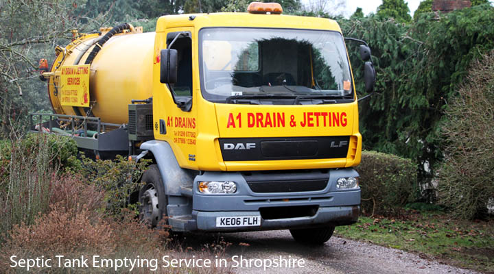 Septic Tank Emptying Service in Shropshire