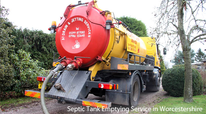 Septic Tank Emptying Service in Worcestershire Area